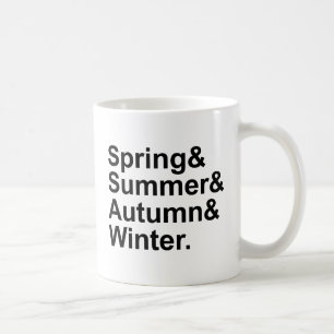 Spring Summer Autumn Winter   Four Seasons Coffee Mug