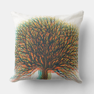 Spring Summer Autumn Winter Tree #3 Cushion