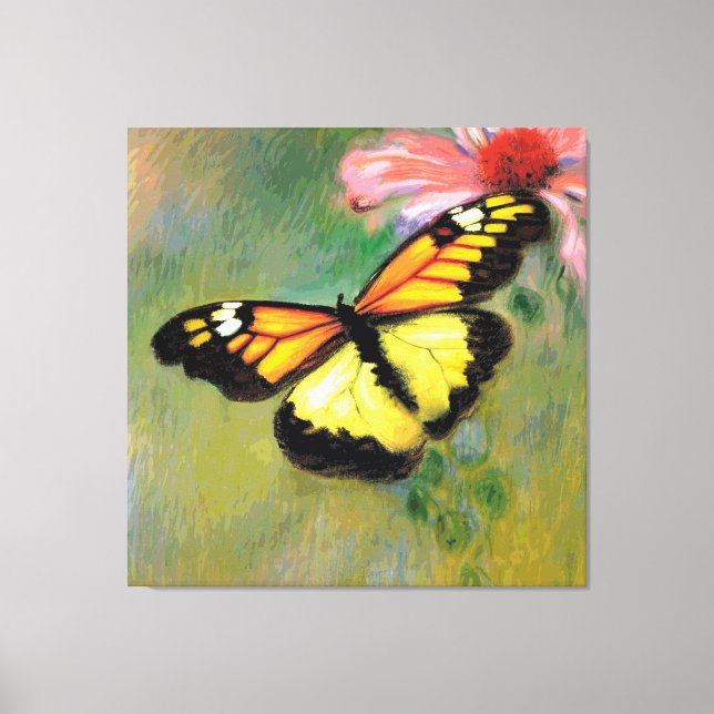 Spring Summer Butterfly -  Canvas Print (Front)