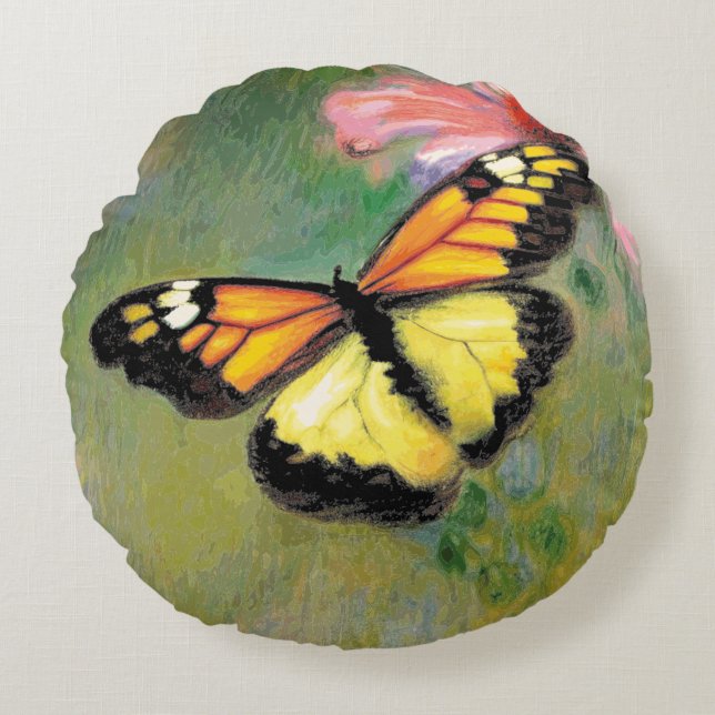 Spring Summer Butterfly - Pillow (Front)