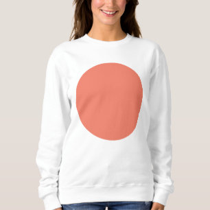 Spring Summer Color Peach Pink Sweatshirt