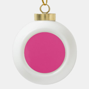 Spring Summer Colour Beetroot Purple Ceramic Ball Christmas Ornament