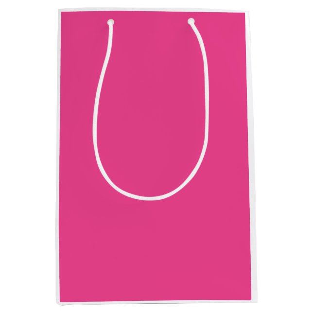 Spring Summer Colour Beetroot Purple Medium Gift Bag (Front)