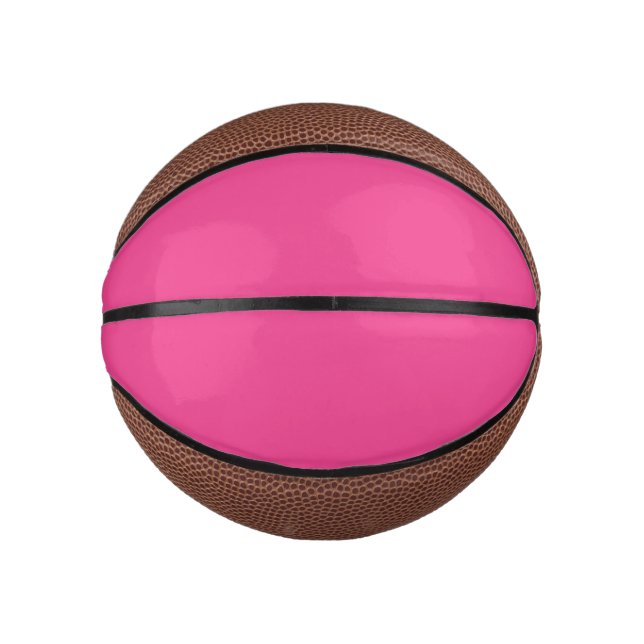 Spring Summer Colour Beetroot Purple Mini Basketball (Front)