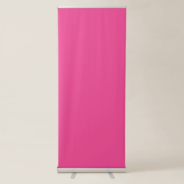 Spring Summer Colour Beetroot Purple Retractable Banner (Front)