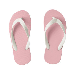 Spring Summer Colour Crystal Rose Kid's Flip Flops