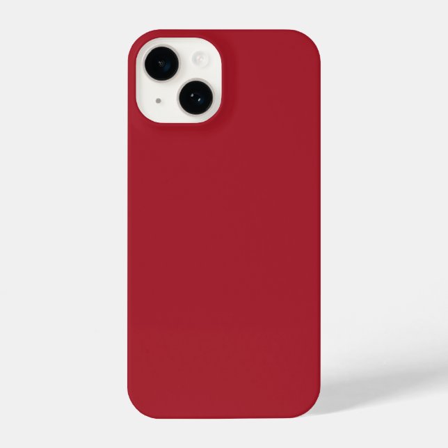 Spring Summer Colour Fiery Red iPhone Case (Back)