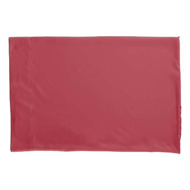 Spring Summer Colour Fiery Red Pillowcase (Front)