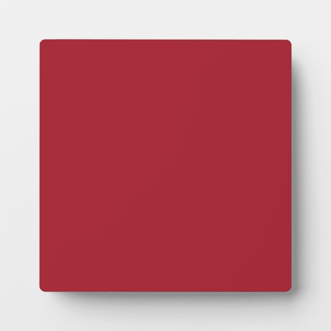 Spring Summer Colour Fiery Red Plaque (Front)