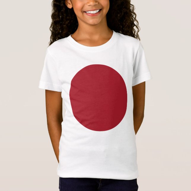 Spring Summer Colour Fiery Red Teddy Bear T-Shirt (Front)