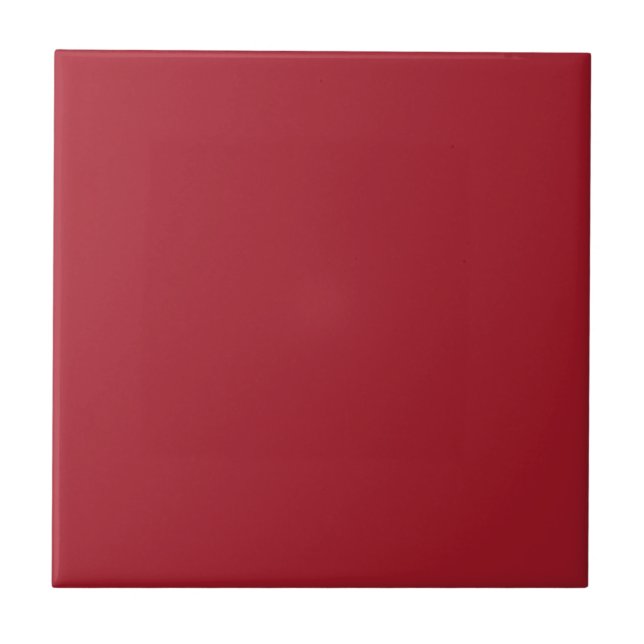 Spring Summer Colour Fiery Red Tile (Front)