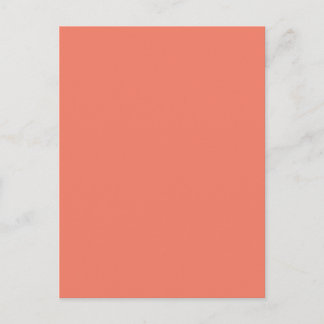 Spring Summer Colour Peach Pink Holiday Postcard
