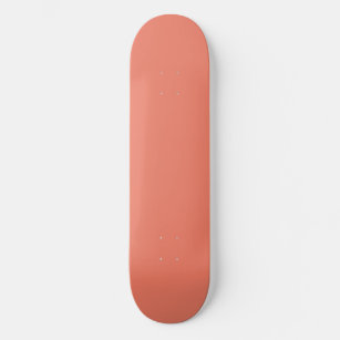 Spring Summer Colour Peach Pink Skateboard