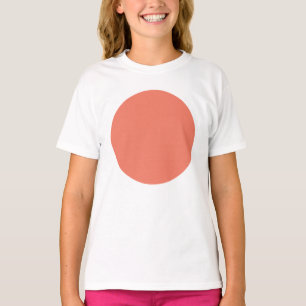 Spring Summer Colour Peach Pink T-Shirt