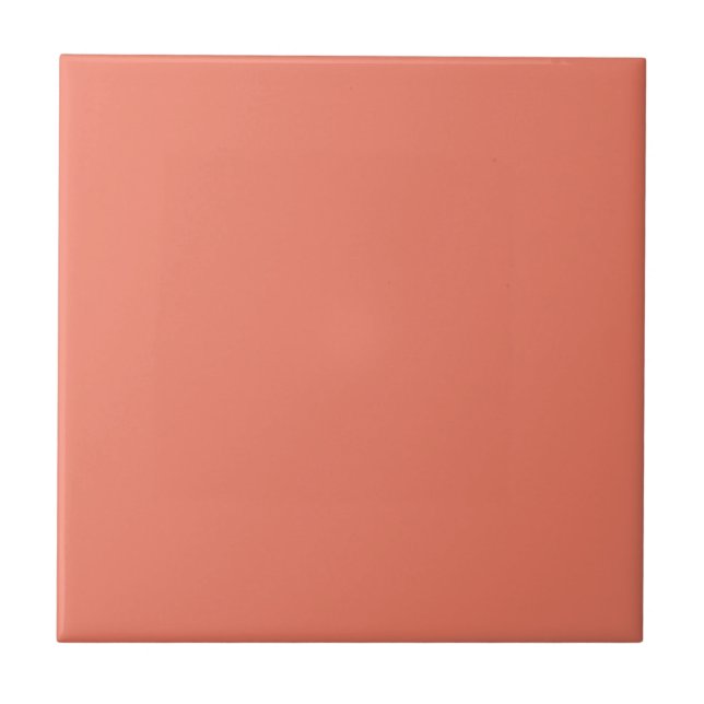 Spring Summer Colour Peach Pink Tile (Front)