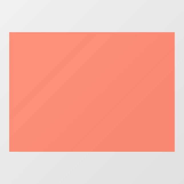 Spring Summer Colour Peach Pink Window Cling (Sheet)