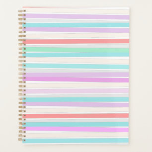 Spring summer colours in stripes planner