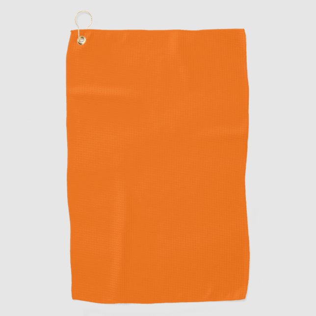 Spring Summer Colours Tangelo Golf Towel (Front)