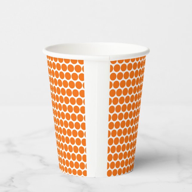 Spring Summer Colours Tangelo Paper Cups (Right)