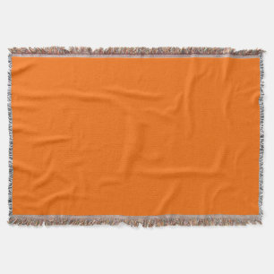 Spring Summer Colours Tangelo Throw Blanket