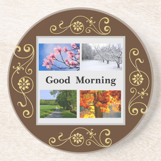 spring / summer / fall / winter collection coaster (Front)