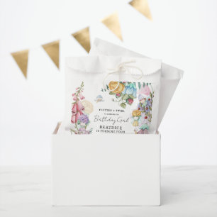 Spring Summer Floral 'Little Fairies Girl Birthday Favour Bags