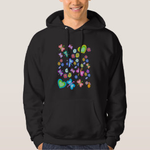 Spring Summer Flowers Flower Insects Butterflies H Hoodie