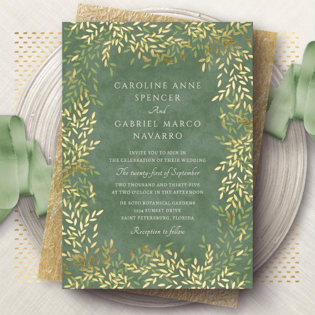 Spring Summer Foliage Leaves Green Wedding (Creator Uploaded)