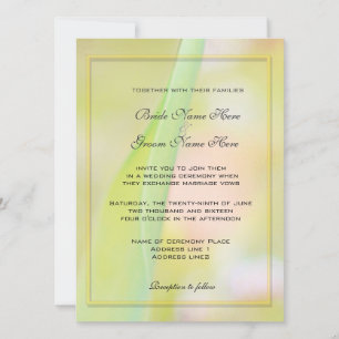 Spring, summer wedding invitations