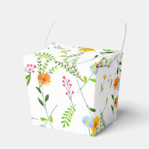 Spring Summer Wild flowers Favour Box