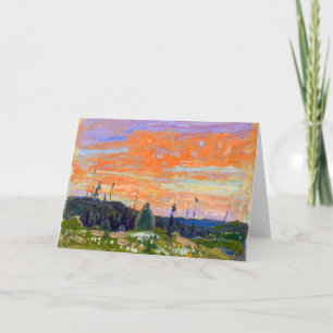 Spring Sunset, Algonquin Park   Tom Thomson   Card