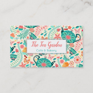 Spring Tea Garden Business Card