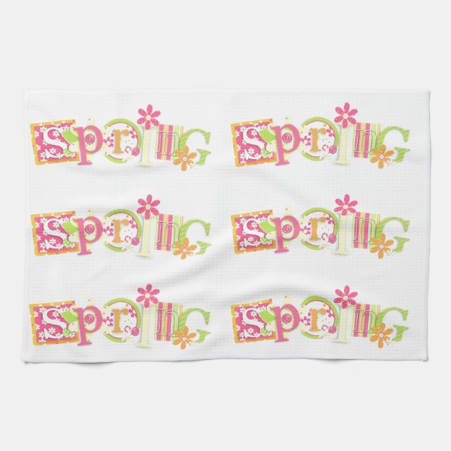 Spring Tea Towel (Horizontal)