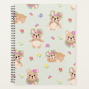 Spring teddy bear planner