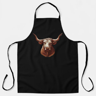 Spring Texas longhorn Apron