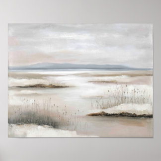 Spring Thaw Marshland #1 – Serene Landscape Poster