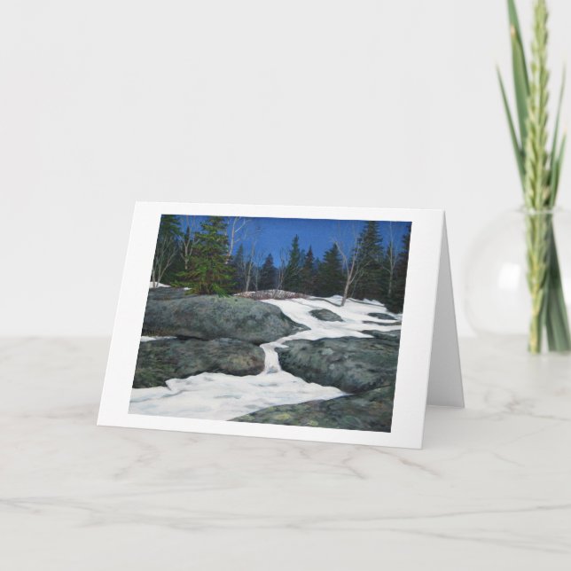 Spring Thaw on the Shores of Lake Superior Card (Front)