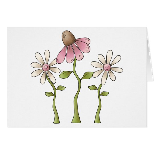 Spring Things · Pink Flowers Card