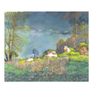 Spring thunderstorm photo print