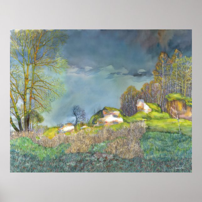 Spring thunderstorm poster (Front)