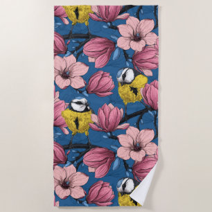 Spring time beach towel