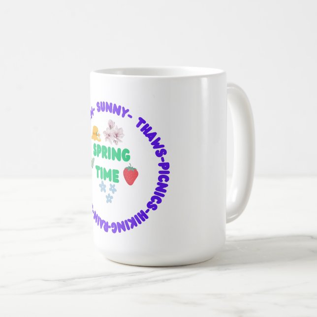 spring time  coffee mug (Front Right)