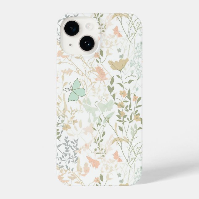 Spring Time Floral Pattern 01 - iPhone Case (Back)