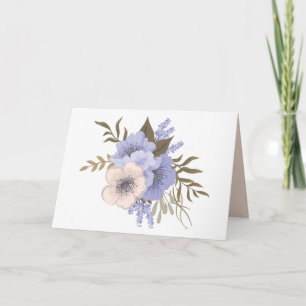 spring time flowers greeting card