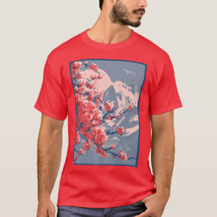 Spring Time Flowers Sakura Cherry Blossom Tree  T-Shirt