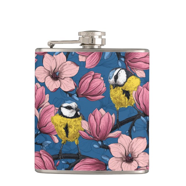 Spring time hip flask (Front)