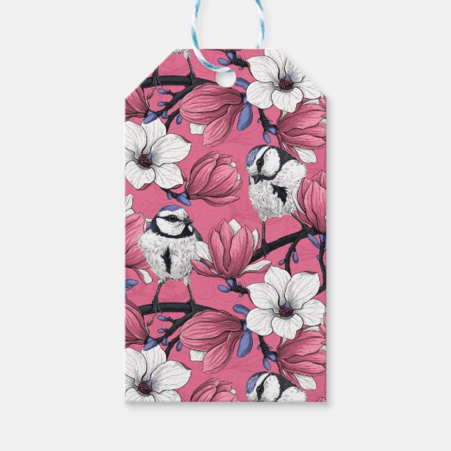 Spring time in pink gift tags (Front)