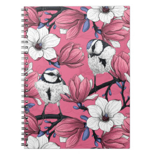 Spring time in pink notebook