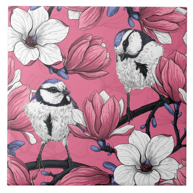 Spring time in pink tile (Front)