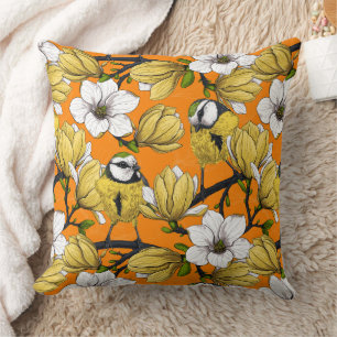 Spring time in yellow cushion